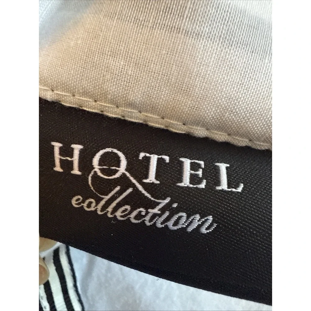 Hotel Collection Duvet Cover Full‎ Queen White Cotton Luxury Minimalist Bedding